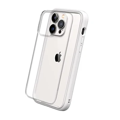 Afbeelding van RHINOSHIELD Hoesje compatibel met [iPhone 14 Pro Max] Mod NX personaliseerbare dunne bescherming schokabsorberende technologie [BPA vrij] wit