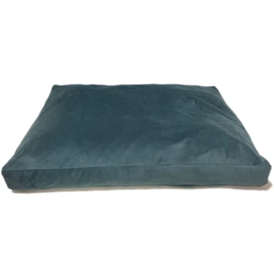 Afbeelding van Hondenkussen Royal Velvet steel blue 125x90x10 cm