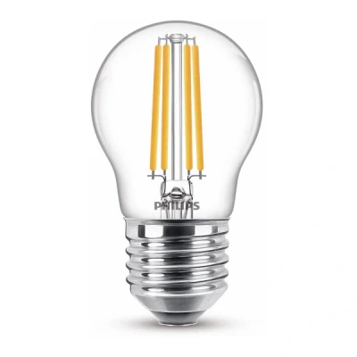 Image de Philips E27 ampoule LED à filament sphérique 6,5W (60W)