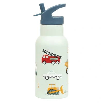 Afbeelding van A little lovely company rvs drinkfles voertuigen 350ml