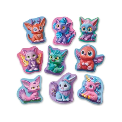 Afbeelding van SES Creative 01342 Gieten en schilderen Fantasiefiguren Creatieve Knutselset voor Kinderen vanaf 5 Jaar Maak figuren zoals draken eenhoorns Perfect creëren
