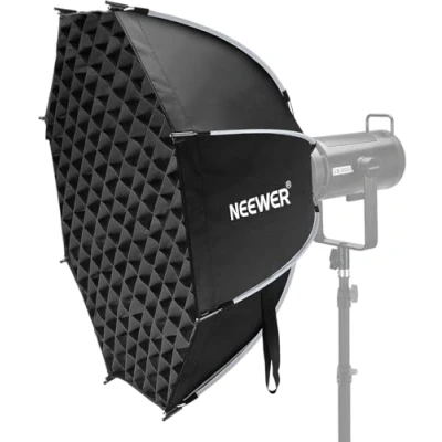Afbeelding van Neewer Boîte à lumière octogonale de 90 cm libération rapide avec support Bowens, diffuseurs, grille, sac Compatible Aputure 120d Godox SL60w Q4 AS600B CB300B Q300, NS92P