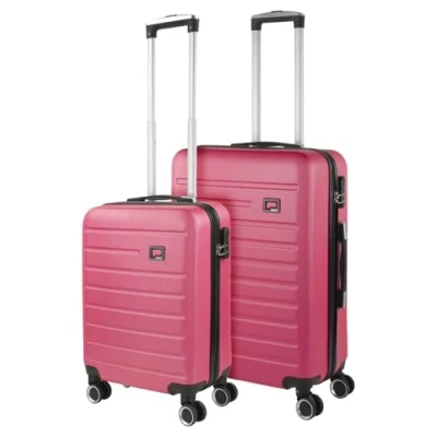 Afbeelding van SKPAT Valises. Lot de Valise Rigides 4 Roulettes Grande Taille, soute Avion, Bagages pour Voyages.Ensemble Voyage. Verrouillage à Combinaison, Fuchsia
