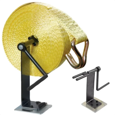 Afbeelding van Cheqo Spanbanden Oproller Magnetische Basis Opbergspoel voor Magnetisch Metaal Spanband Sjorband Extra Sterk Span