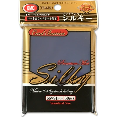 Afbeelding van KMC Sleeves Silky Matte Premium Blue (50 stuks)