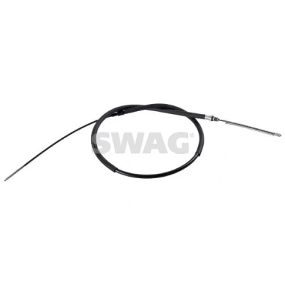 Afbeelding van SWAG 33 10 0336 Handremkabel Rechts achter, Links achter 1692 VOLKSWAGEN: Caddy 2 Kastenwagen
