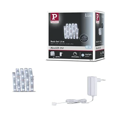 Afbeelding van Paulmann 79872 LED strip basisset Met connector (male) 24 V 1.5 m Daglichtwit