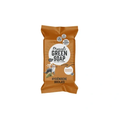 Afbeelding van 2+2 gratis2+2 gratis: Marcel&#039;s Green Soap Schoonmaakdoekjes Sandelhout &amp; Kardemom 60 stuks