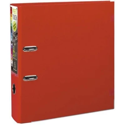 Afbeelding van Exacompta Ref. 53345E 1 x A4 maxi Prem&#039;Touch 80 mm rugbreedte mechaniek buitenafmetingen: 32 30 8 cm, formaat, kleur: Rood