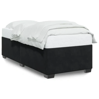 Afbeelding van vidaXL Bedframe fluweel zwart 80x200 cm