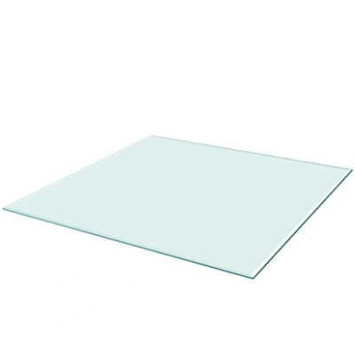 Image de vidaXL Dessus de table carré en verre trempé 800 x mm243632