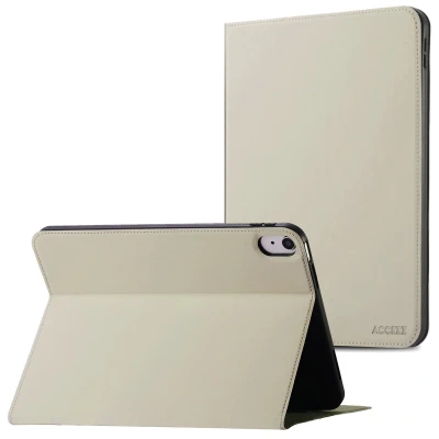 Afbeelding van Accezz Classic Tablet Case voor de Apple iPad 11 (2025) inch A16 / 10 (2022) 10.9 Greige