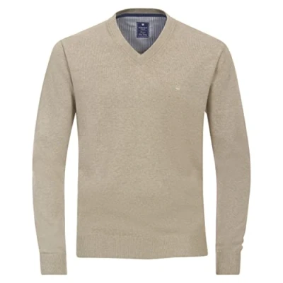 Afbeelding van Redmond Bundle MIT Vausschnitt IN Verschied Trui, Heren, Maat: XL, Beige