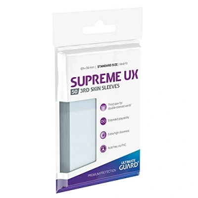 Afbeelding van Supreme UX 3rd Skin Sleeves Standard Size Transparent (50)