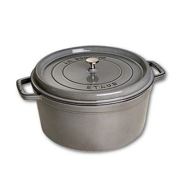 Afbeelding van Staub Cocotte , Rond 30 Cm Grafietgrijs