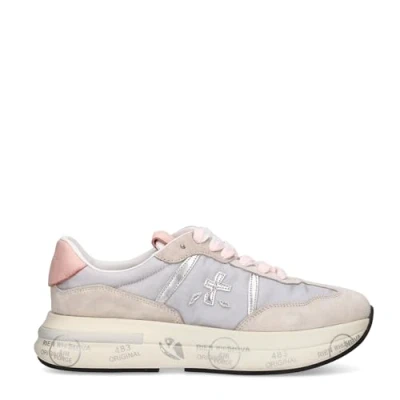 Afbeelding van Premiata Cassie Sneakers Dames Taupe Maat 37