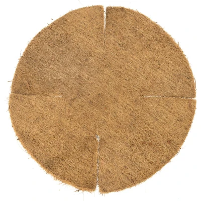 Afbeelding van Kokosinlegvel voor hanging basket plat met waterkering dia. 60 cm 40 Nature