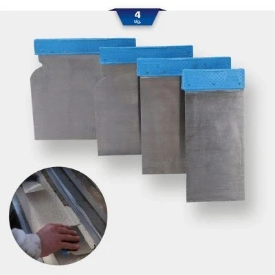 Afbeelding van Brilliant Tools, Troffel + spatel, Japanse spatelset, metaal, 4 stuks. (10 cm)