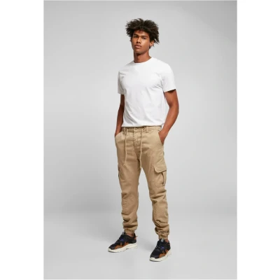 Afbeelding van Urban Classics Jogging Cargobroek, Heren, Maat: 3XL, Unionbeige