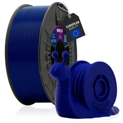 Image de WINKLE Filament PLA HD 1.75mm Bleu Roi pour Impression 3D, Bobine 1kg, Imprimante Matériaux d&#039;impression Précision Dimensionnelle +/ 0.05mm, Facile à Imprimer