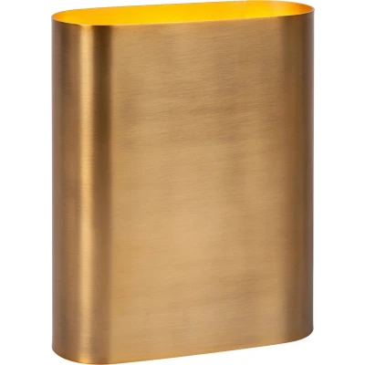 Afbeelding van Lucide OVALIS Wandlamp 2xE14 Mat Goud / Messing