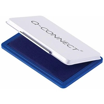Afbeelding van Q connect Stempelkussen, Ft 90 X 55 Mm, Blauw Stempelkussen