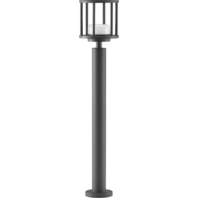 Afbeelding van Lucande Tuinpad verlichting 1licht aluminium, kunststof H: 85 cm GX53 donkergrijs (RAL 840 M)