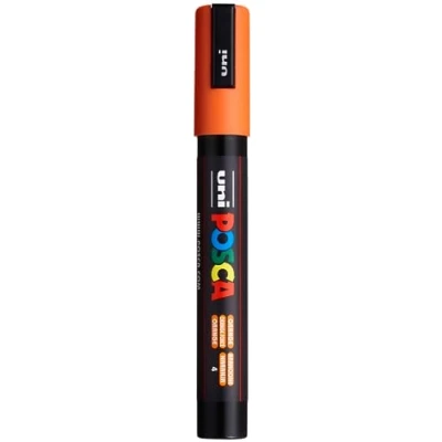 Afbeelding van Verfstift Posca PC5M M donkeroranje