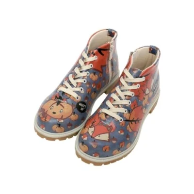 Afbeelding van DOGO Shortcut Dames Laarzen Hello Pumpkin 37