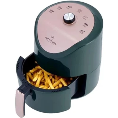 Afbeelding van Just Perfecto heteluchtfriteuse 3,5 liter Airfryer tot 200 C olievrije friteuse met programma&#039;s voor 500 g 7 zonder vet