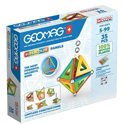 Image de Jeu de construction Geomag EcoFriendly Supercolor 35 pièces
