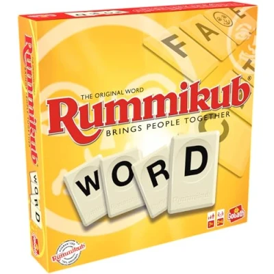 Afbeelding van Rummikub Woord, gezelschapsspel met letters vanaf 7 jaar, voor 2 tot 4 spelers