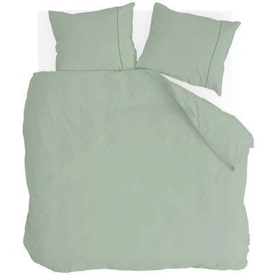 Afbeelding van Walra Dekbedovertrek Remade Uni Essence 240x220 100% katoen Groen