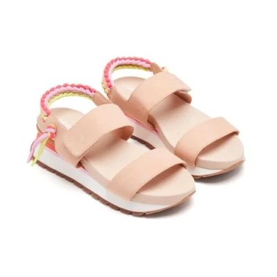Afbeelding van Gioseppo Austell Sandalen met plateauzool, Dames, Maat: 38, Multicolor Kunststof/ textiel