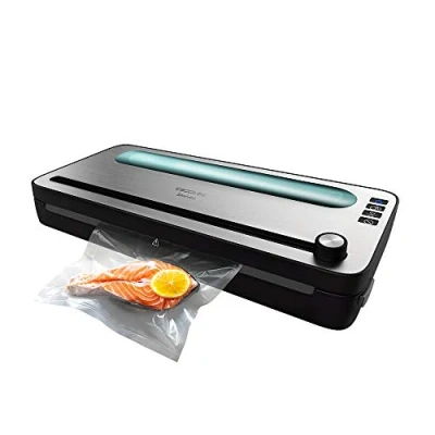 Image de Emballage sous vide Cecotec SealVac 120 SteelCut 075 bar 120W Noir