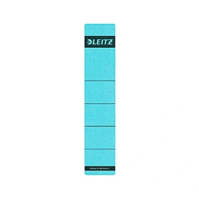 Afbeelding van Rugetiket Leitz smal/kort 39x192mm zelfklevend blauw
