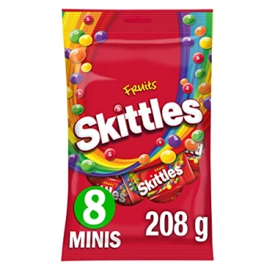 Afbeelding van SKITTLES Snoep met fruitsmaak zak van 208 g