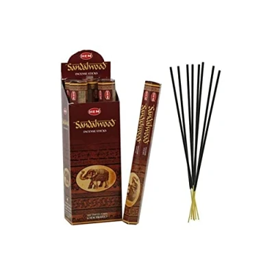 Afbeelding van HEM Wierook Sandalwood Slof (6 pakjes/120 stokjes)