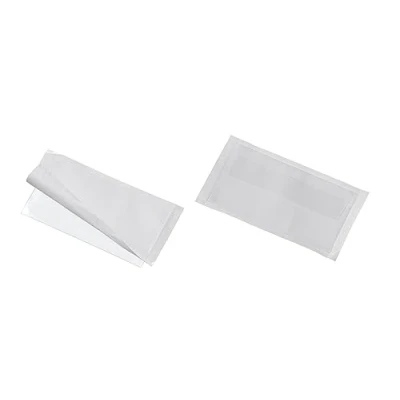 Afbeelding van Durable 809219 zelfklevende folies voor visitekaartjes met klep Plus, 10 stuks