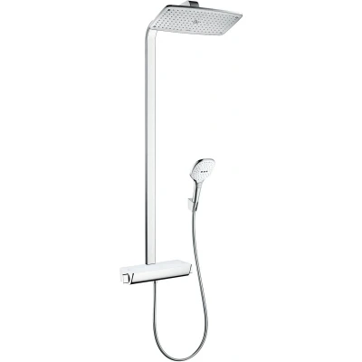 Afbeelding van Hansgrohe Raindance Select E 360 showerpipe EcoSmart 9 l/min, wit chroom