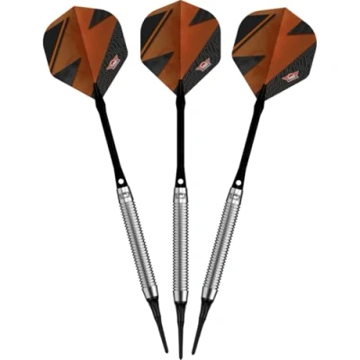 Afbeelding van Bull’s Lightning 80% Orange Softtip Darts 18 gram Tungsten Recht Barrel Ontwerp