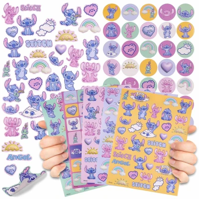 Afbeelding van Disney LILO STITCH stickers voor kinderen 500 st. groot SET stickerboekje, kleurrijke