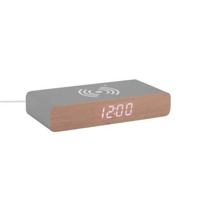 Afbeelding van Karlsson Wekker Retro Flat LED Muisgrijs