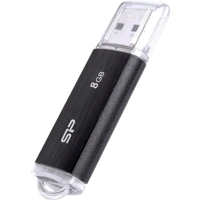 Afbeelding van Silicon Power U02 Ultima USB 2.0 stick 8GB Zwart