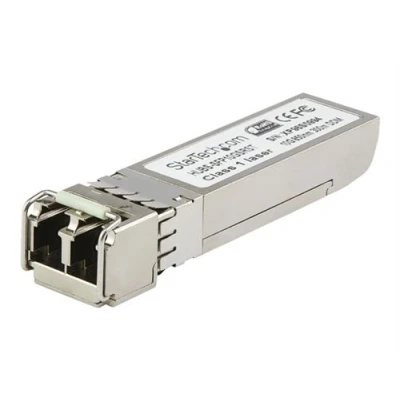 Image de StarTech.com Module de transceiver SFP+ compatible Cisco SFP 10G ZR S  10GBase Garantie a vie 10 Gbps 80 km (SFP S ST) transmetteur (équivalent à : Dell EMC SR) GigE SR LC multi mode jusqu&#039;à 40