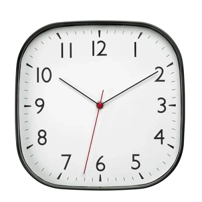 Afbeelding van TFA Dostmann 60.3076 Moderne analoge quartz wandklok zonder tikken 28 cm minimalistische veegbeweging voor woonkamer, kantoor of keuken, werkt op batterijen thuis, gemakkelijk af te lezen