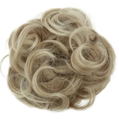 Afbeelding van PRETTYSHOP XL haarstukje Chouchou voor het verkrijgen van volumineus opgedaan haar, krullen, knot, lichtblond G10E