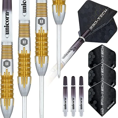 Afbeelding van Unicorn Pro Tech 1 90% 22 gram Steeltip Dartpijlen