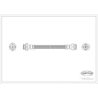 Afbeelding van CORTECO 19032442 Remslang Achteras 273