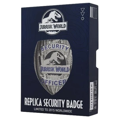 Afbeelding van FaNaTtik Jurassic Park Limited Edition Replica Security Officer Badge Pin Multicolours